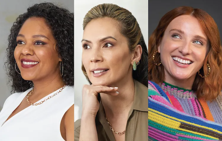 Three women headshots of real patients